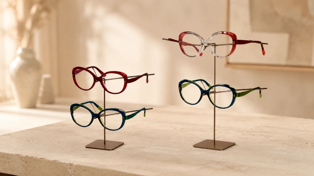 Brillenstaanders met twee posities