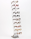 FLYER T4 display unit with 10 positions - matt stainless steel