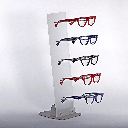 Support de table pour 5 verres - acier inoxydable mat