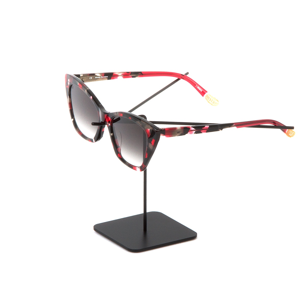 [FL4-10-R05] Support noir pour une paire de lunettes - hauteur 10cm