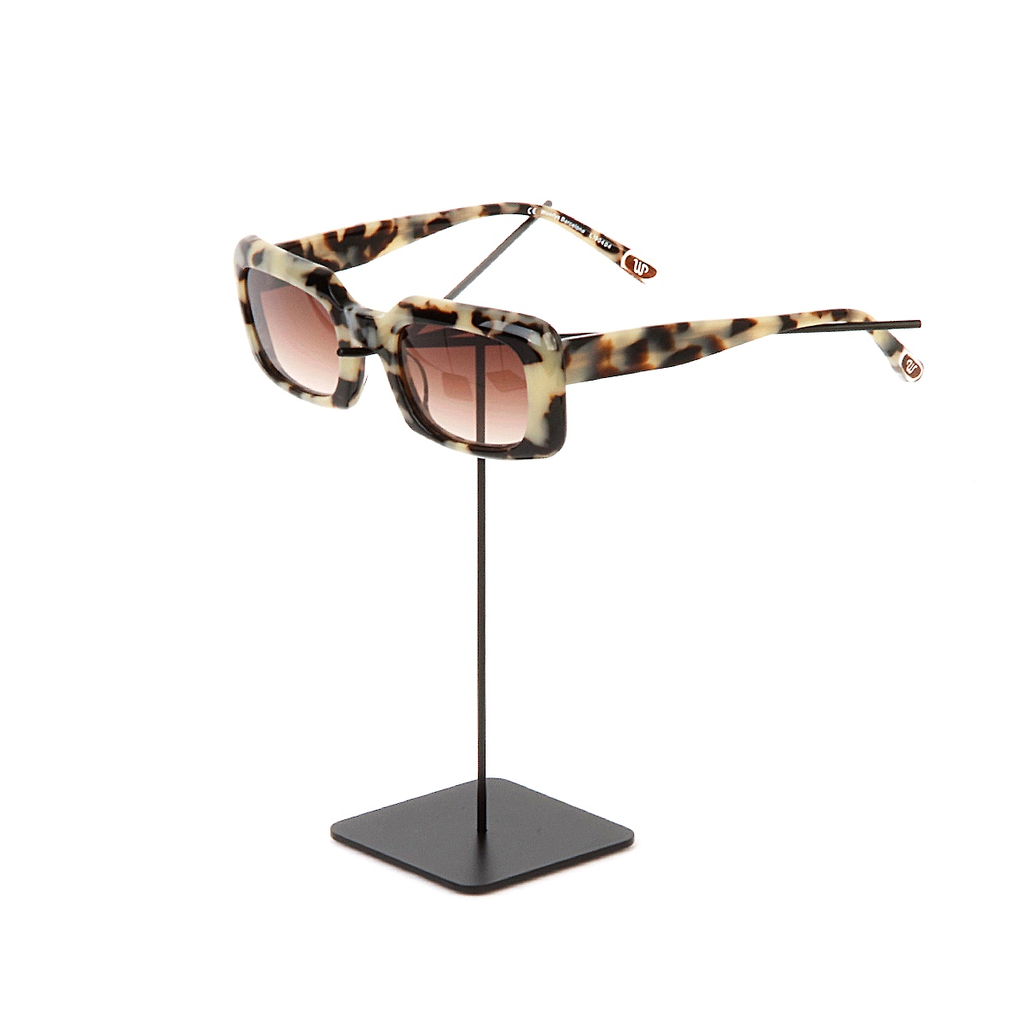 [FL4-15-R05] Eyewear holder on stainless steel base - height 150mm - matte black