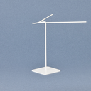 Brillendisplay op inox voetje - hoogte 150mm - RAL9016  Wit