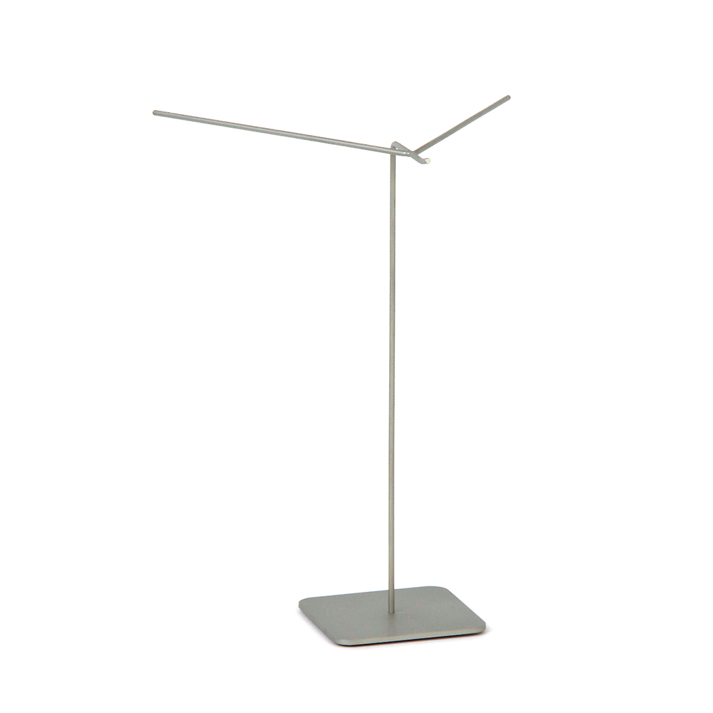 Présentoir pour une paire de lunettes - Hauteur= 200mm - Inox mat