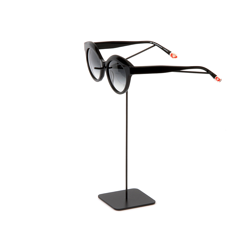 [FL4-20-R05] 20 cm high eyeglasses holder - Satin black