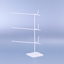 White Eyeglasses stand for three glasses