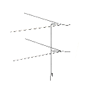 staander met priksysteem voor twee brillen - H=15cm - mat  Inox