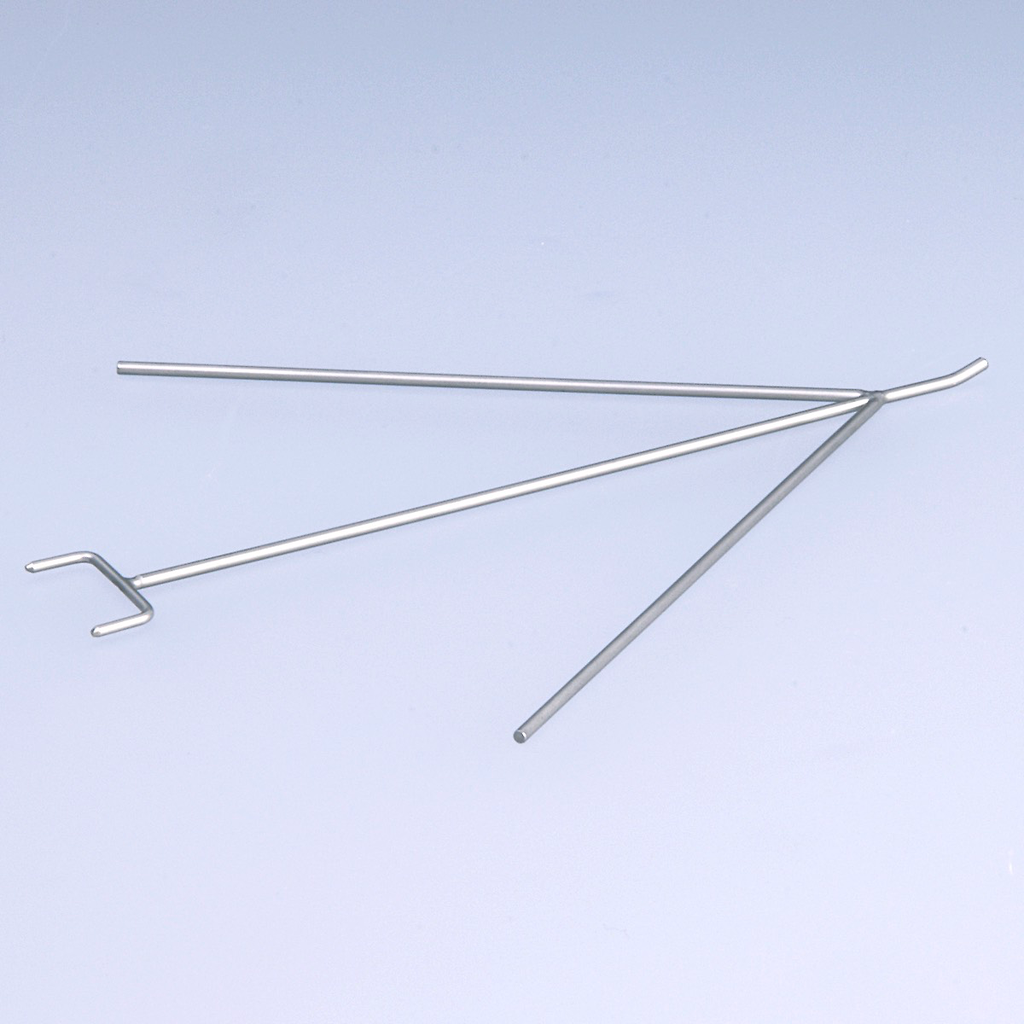 Inox Brillenhouder voor wandmontage 