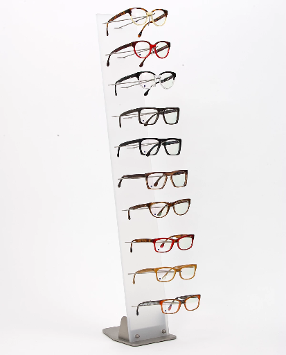 [ETAST4-10P-I] FLYER T4 display unit with 10 positions - matt stainless steel