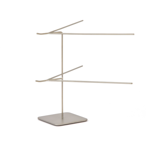 [FL4D-15-I          ] Inox Brillenstaander voor twee brillen