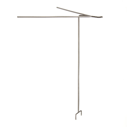 [FL5-20-I] Porte-lunettes - H= 20cm - Inox mat - système de piquage